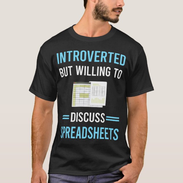 T-shirt Tableurs introvertis Tableurs (Devant)