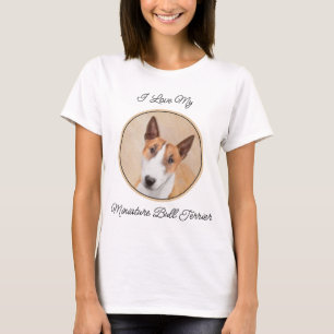 T-shirt Tabouret miniature Terrier Peinture - Art Chien or