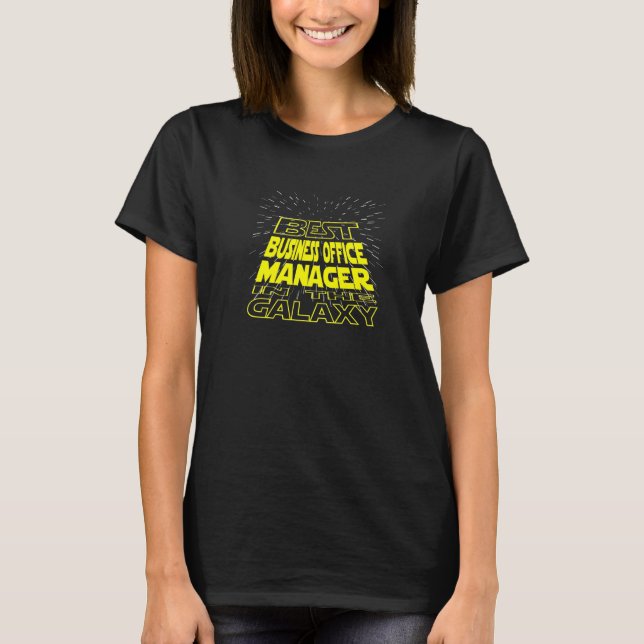 T-shirt Tâche Cool Galaxy du Gestionnaire de bureau d'affa (Devant)