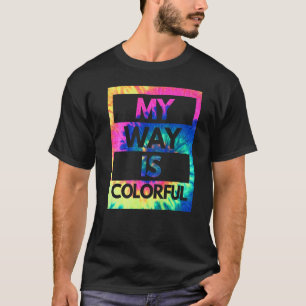 T-shirt Tache de peinture Hippie Coloré Tolérant de la lib