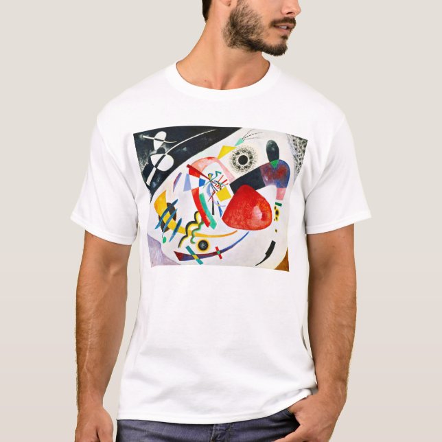 T-shirt Tache de rouge de Kandinsky (Devant)