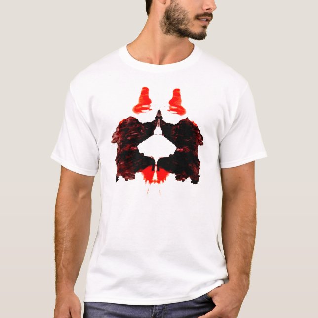 T-shirt Tache d'encre numéro deux de Rorschach (Devant)