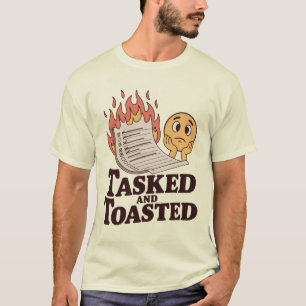 T-shirt Tâche et Grillé Liste de contrôle drôle pour l'é