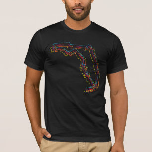 T-shirt tache floue de fierté de la Floride