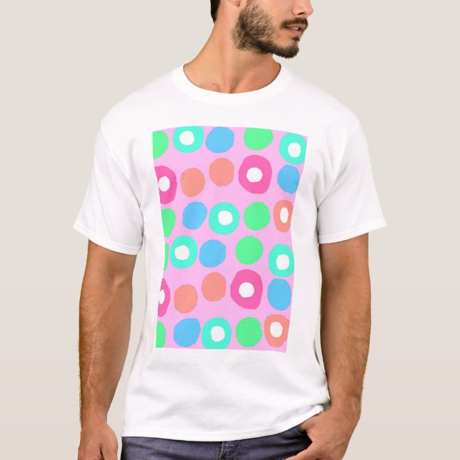 T-shirt Taches d'amusement (Devant)