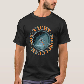 T-shirt Tachy Muscle Car Guy Retro Vintage Race Car Tachom