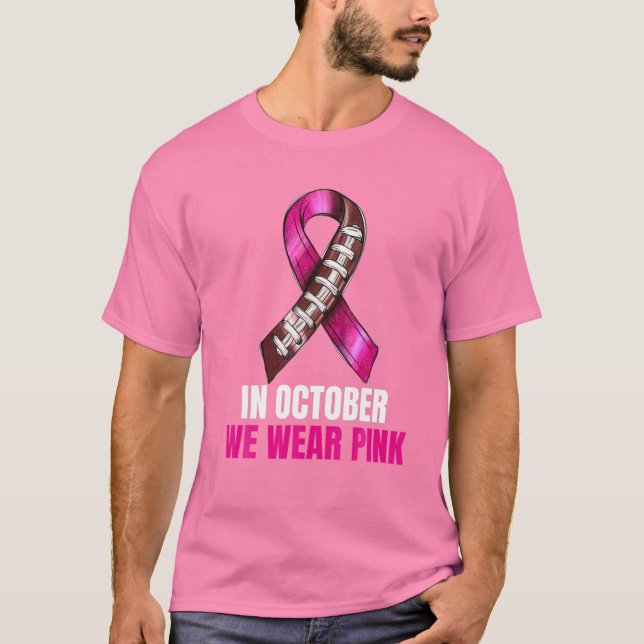 T-shirt Tackball Pink Ribbon Prix du cancer du sein (Devant)