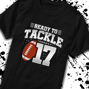 T-shirt Tackle 17e anniversaire 17 ans Couples
