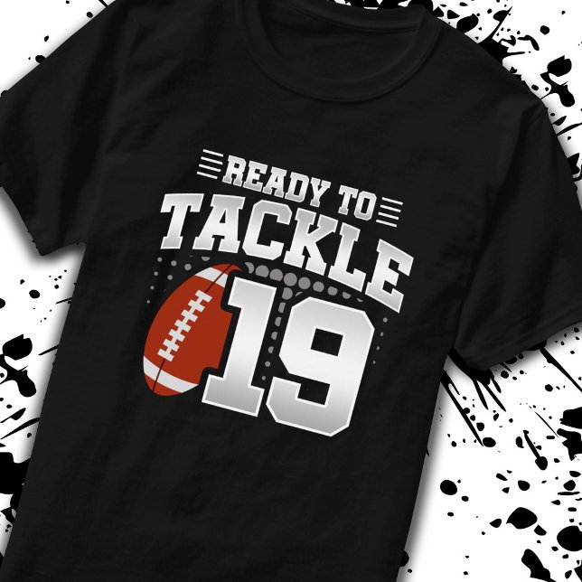 T-shirt Tackle 19e anniversaire 19 ans Couples (Créateur téléchargé)