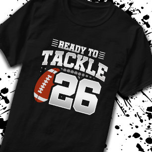 T-shirt Tackle 26e anniversaire 26 ans Couples Anniversair
