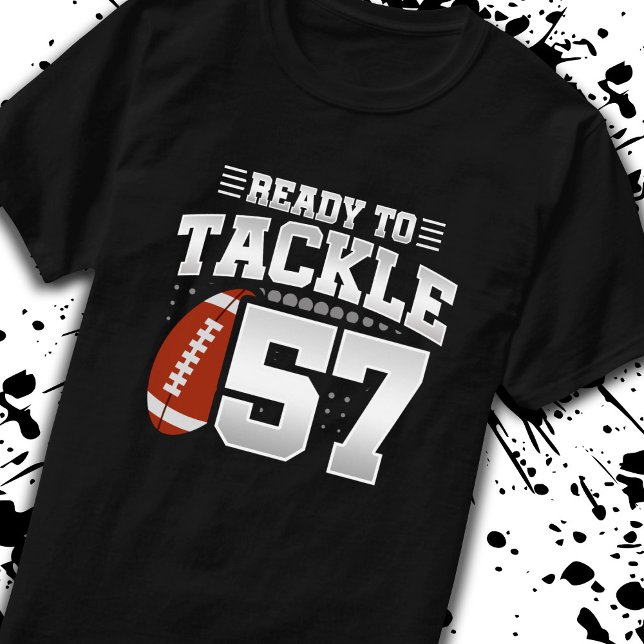 T-shirt Tackle 57e anniversaire 57 ans couple Anniversaire (Créateur téléchargé)