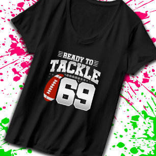 T-shirt Tackle 69e anniversaire 69 ans couple Anniversaire