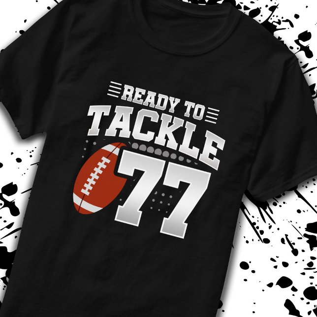 T-shirt Tackle 77e anniversaire 77 ans couple (Créateur téléchargé)