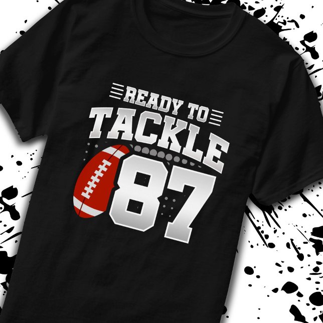T-shirt Tackle 87e anniversaire 87 ans couple (Créateur téléchargé)