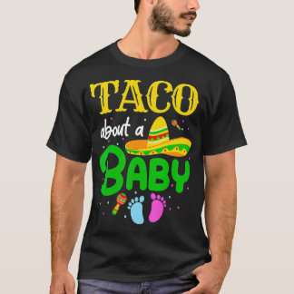 T-shirt Taco À propos d'un bébé Genre Révéler Grossesse Ci
