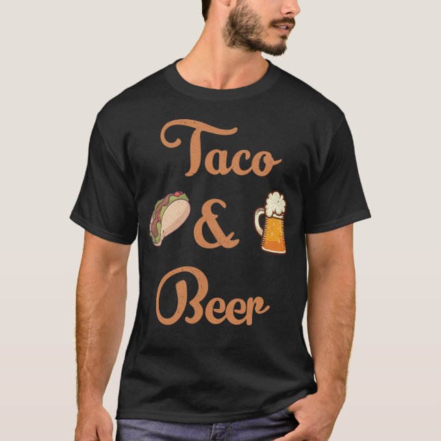 T-shirt Taco and beer (Devant)