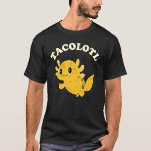 T-shirt Taco Axolotl mignonne Mexicaine Axolotl Hommes fil