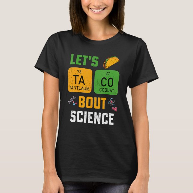 T-shirt Taco 'Bout Science Pun Enseignant Science pour M (Devant)