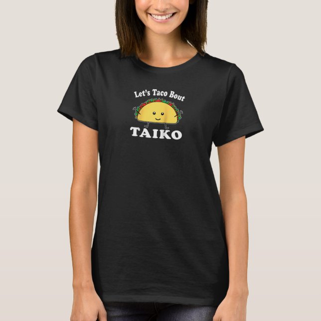 T-shirt Taco Bout Taiko Pun Raglan (Devant)