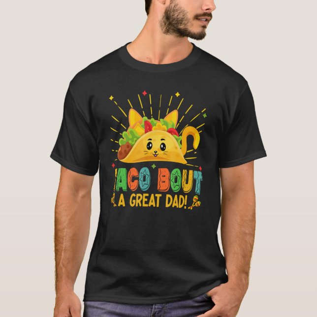 T-shirt Taco Bout Un Grand Papa Taco Lover Papa Drôle Père (Devant)