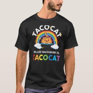 T-shirt Taco Ca Jeunes Garçons Filles Écrits En Arrière Es