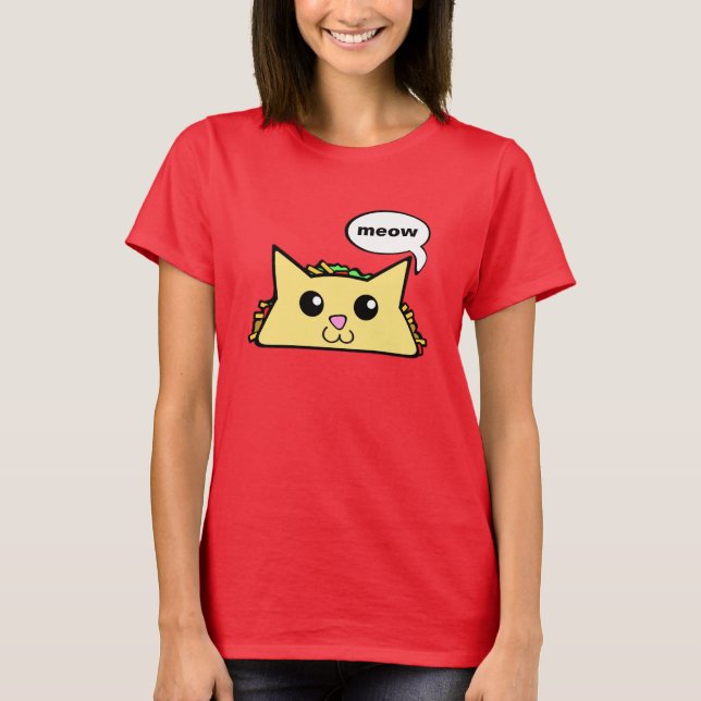 T-shirt Taco Cat (Devant)