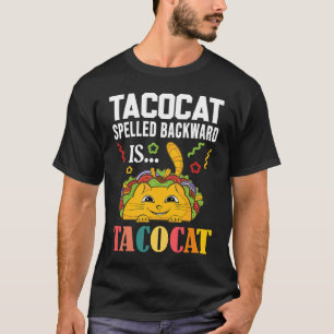T-shirt Taco Cat Écrit à l'envers Tacocat Enfants Hommes F