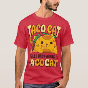 T-shirt Taco Cat épelé à l'envers est Tacocat Cinco de May