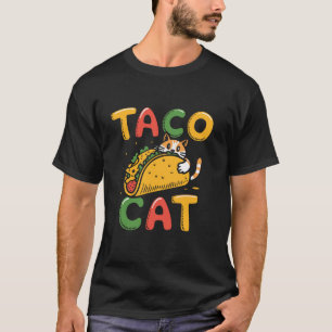 T-shirt Taco Cat Hug Taco Cute Funny Coloré Cinco de May