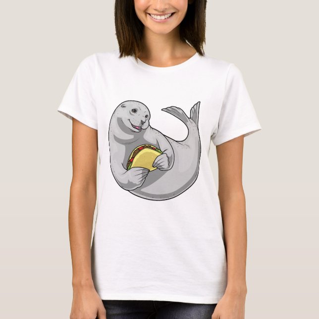 T-shirt Taco de phoque (Devant)
