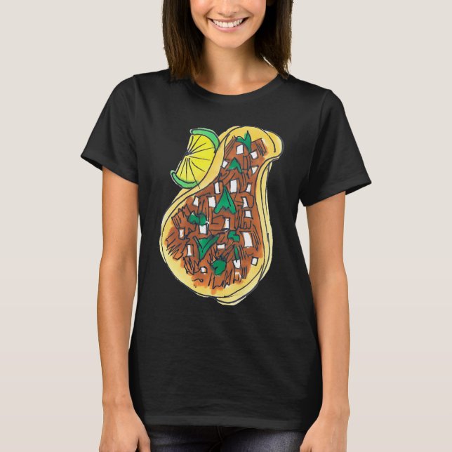 T-shirt Taco de rue (Devant)