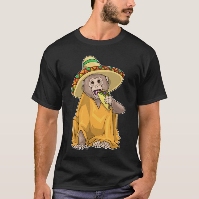 T-shirt Taco de singe (Devant)