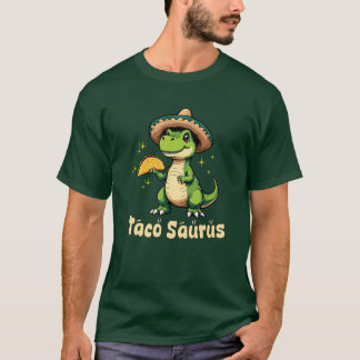 T-shirt Taco Dinosaur Design