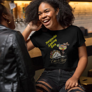 T-shirt Taco et Margarita Mademoiselle a besoin d'une Marg