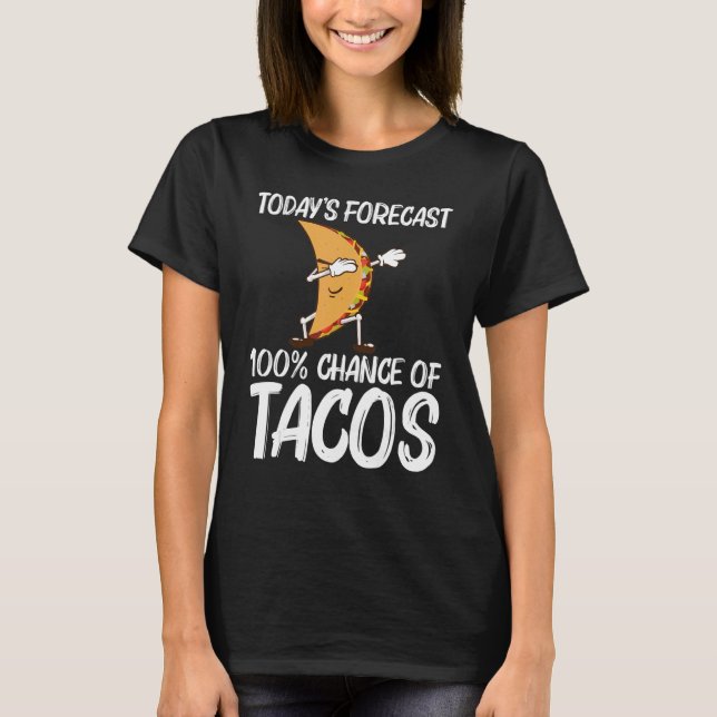 T-shirt Taco For Men Women Mexican Street Food Dish (Devant)