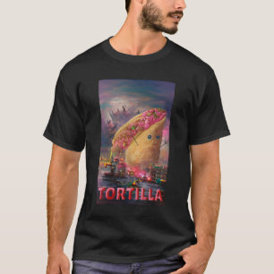 T-shirt Taco Godzilla Tortilla 436png436