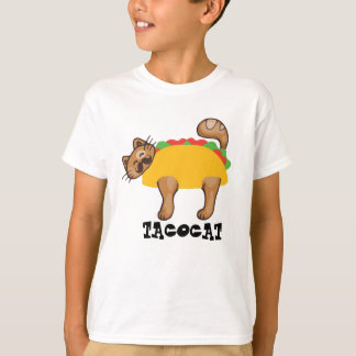 T-shirt Taco Humour Chat Unisex T-Shirt, Palindrome Graphi