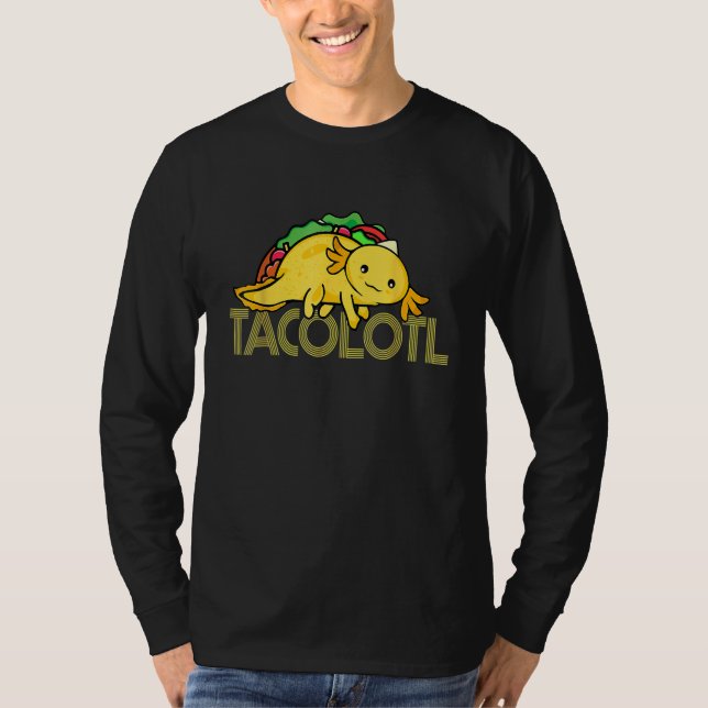 T-shirt Taco Lover Axolotl Lover Cute Mexican Axolotl (Devant)