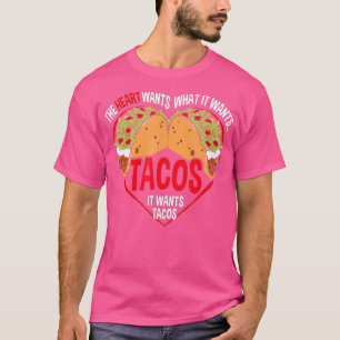 T-shirt Taco Lover T The Heart veut TACOS Funny Gym