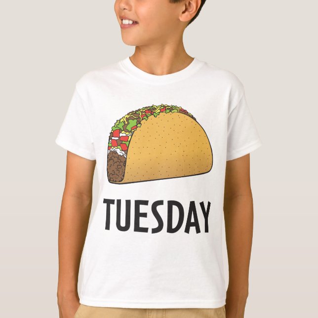 T-shirt Taco mardi (Devant)