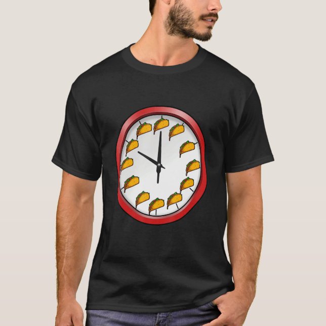 T-shirt Taco O Horloge Quelque Part Femmes Boissons (Devant)