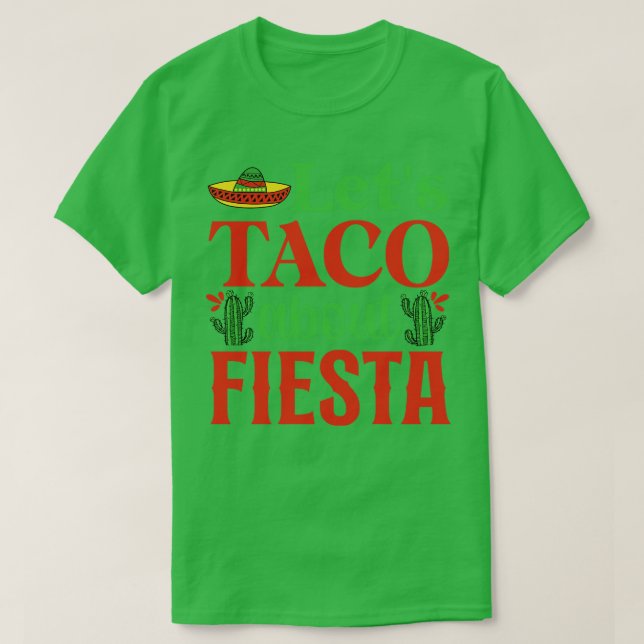 T-shirt Taco parle de Cinco De Mayo (Design devant)