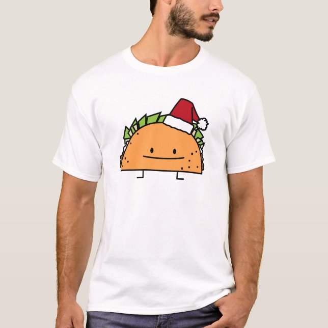 T-shirt Taco portant le Salsa de viande de coquille de (Devant)