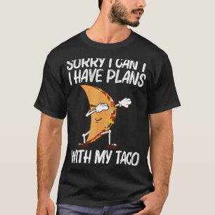 T-shirt Taco Pour Hommes Femmes Mexicaine Street Food Plat