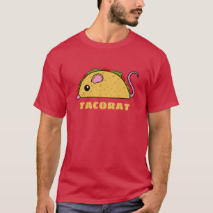 T-shirt Taco Rat (Texte Jaune)