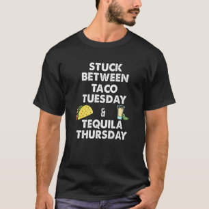 T-shirt Taco Taco mardi et Tequila jeudi