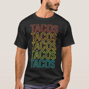 T-shirt Taco Tacos Retro Tacos Vintage mardi mexicain