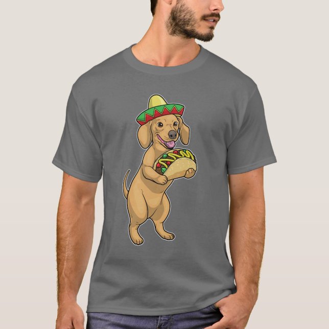 T-shirt Taco Teckel (Devant)