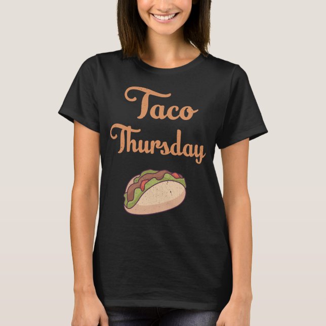 T-shirt Taco thursday (Devant)