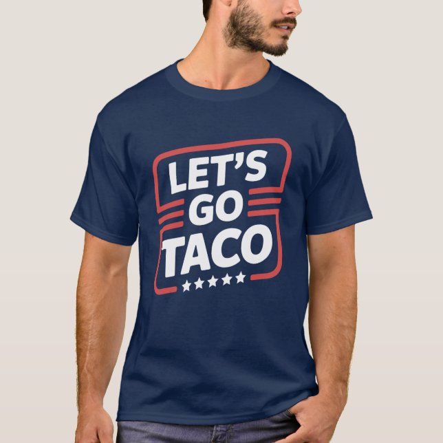 T-shirt Taco Trump mème - Une drôle de parodie politique (Devant)